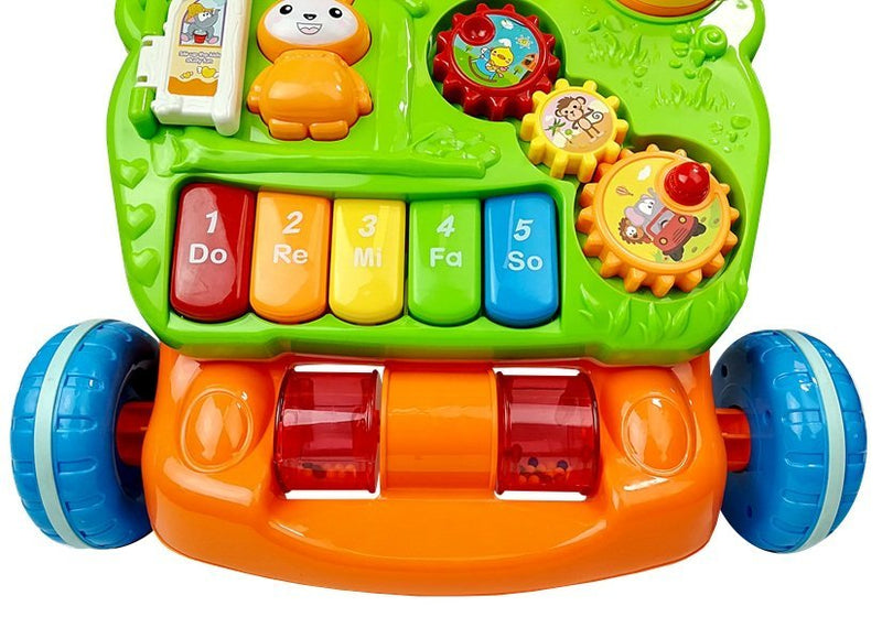 ANDADOR INFANTIL EDUCACIONAL COM PIANO MULTICOLOR