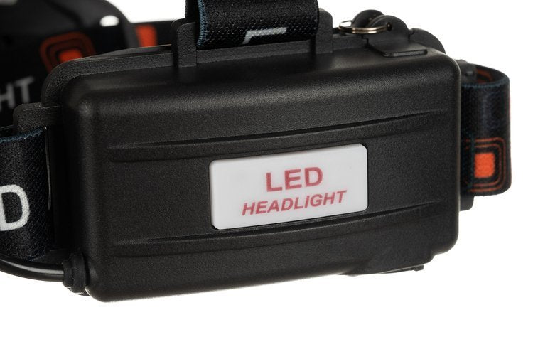 LANTERNA DE CABEÇA C/ LED ZOOM 5 X LED T6