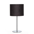 CANDEEIRO DE MESA EM METAL PRETO