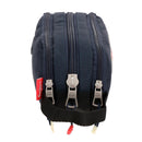 ESTOJO ESCOLAR PEPE JEANS DIKRAN AZUL MARINHO C/ ZIPER TRIPLO