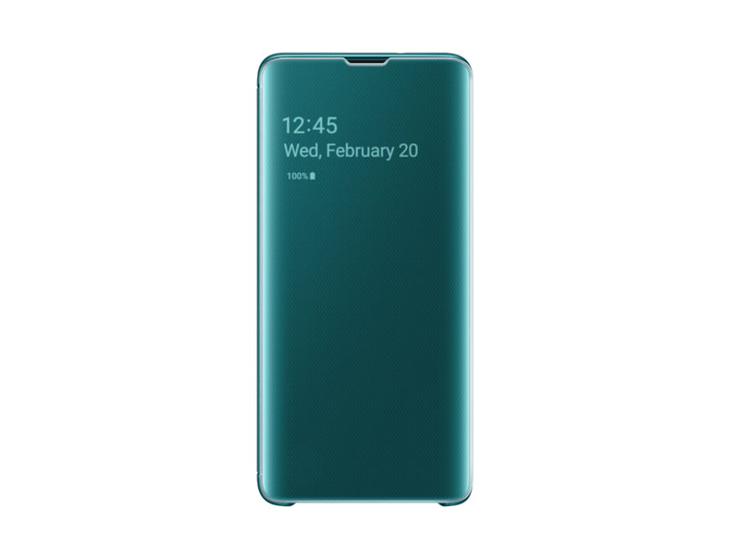 SAMSUNG - CAPA S10 CLEAR VERDE EF-ZG973CGEGWW