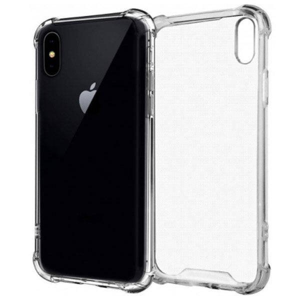 CAPA TRASEIRA TRANSPARENTE CANTOS REFORÇADOS IPHONE X/XS