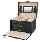 GUARDA JÓIAS COM ESPELHO PRETO