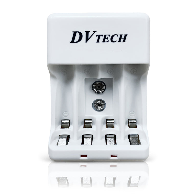 CARREGADOR DE PILHAS DV-TECH DV-606 BRANCO