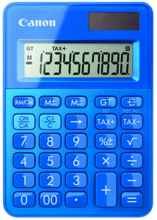 Canon LS-100K calculadora PC Calculadora básica Azul