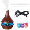 DIFUSOR DE AROMAS E HUMIDIFICADOR 300ML USB