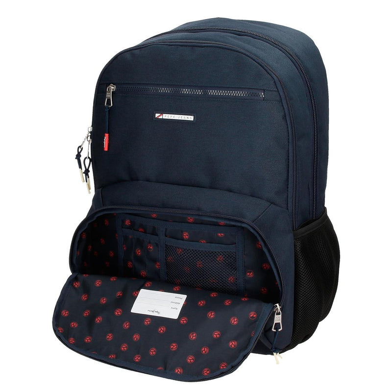 MOCHILA ESCOLAR PEPE JEANS DIKRAN 45CM AZUL MARINHO