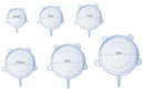 CONJUNTO DE 6 TAMPAS DE SLICONE