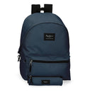 MOCHILA ESCOLAR PEPE JEANS COM ESTOJO ARIS COLORFUL AZUL MARINHO