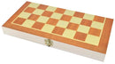 JOGO DE XADREZ EM CAIXA DE MADEIRA