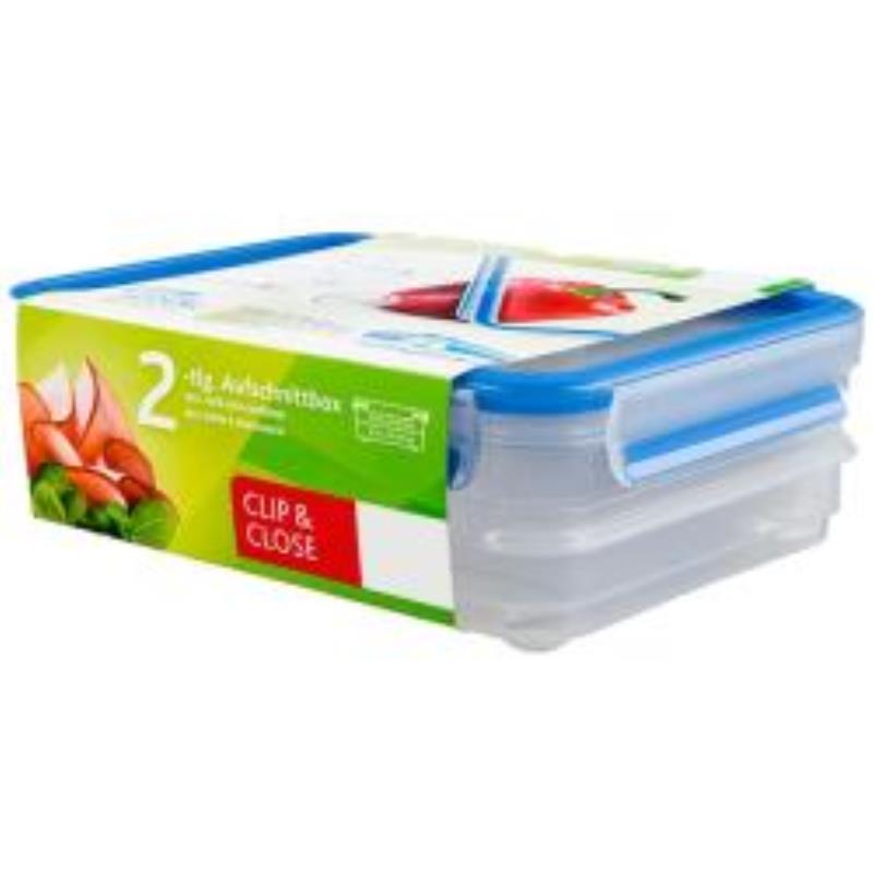 Tefal K30288 caixa de armazenamento de comida Retangular 0,6 l Az