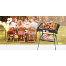 GRELHADOR ELÉTRICO COM PEDESTAL AIGOSTAR BBQ