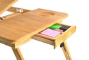 MESA DOBRÁVEL EM BAMBU P/A COMPUTADOR PORTÁTIL