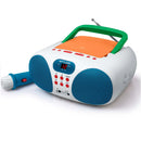 RADIO PORTATIL COM CD MUSE KARAOKE COLORS