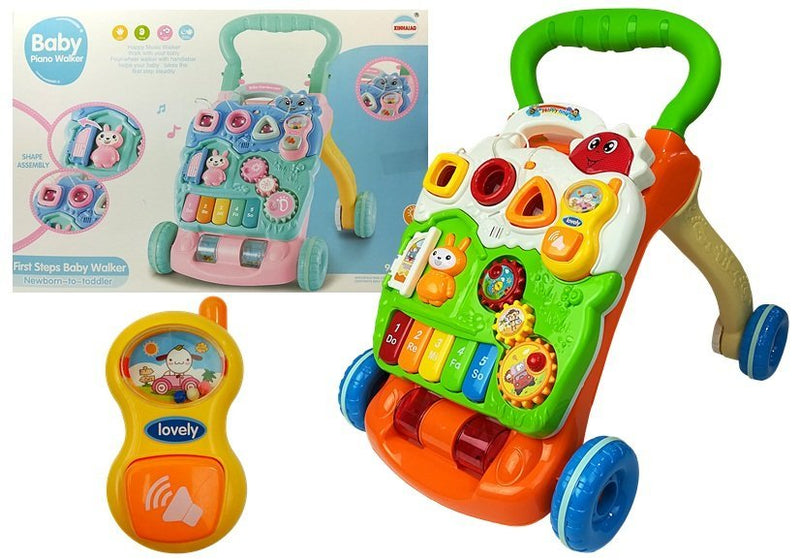 ANDADOR INFANTIL EDUCACIONAL COM PIANO MULTICOLOR