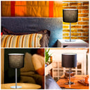 CANDEEIRO DE MESA EM METAL PRETO