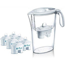 JARRO DE FILTRAR ÁGUA COM 6 FILTROS LAICA STREAM 2.3L BRANCO