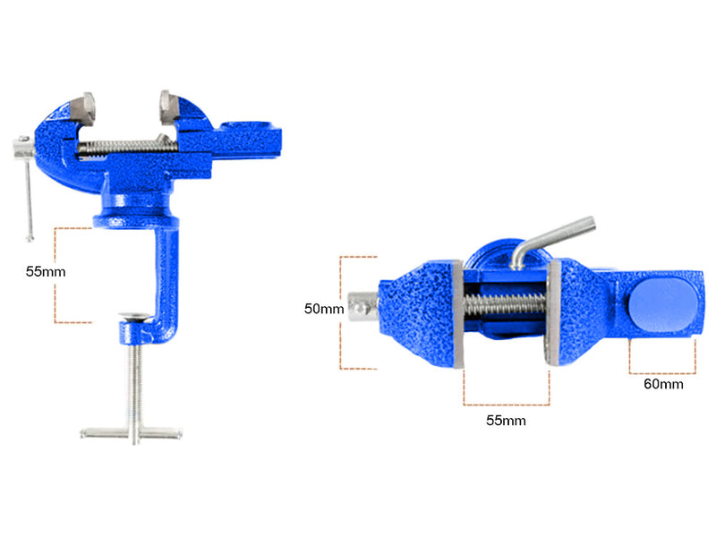 TORNO ROTATIVO EM FERRO FUNDIDO AZUL