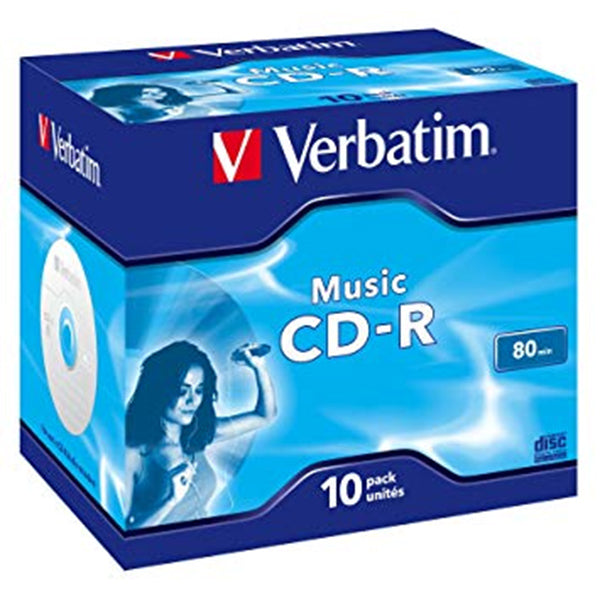 VERBATIM CD-R AUDIO 16X 80MIN PACK 10
