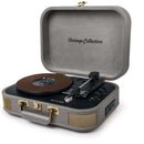 GIRA-DISCOS MUSE MT-201 BLUETOOTH USB 33-45-78 RPM MALA CINZA CLA