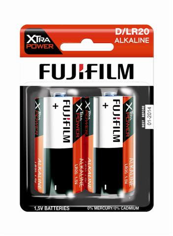 FUJIFILM PILHAS ALKALINE XTRA POWER D/LR20 BL2