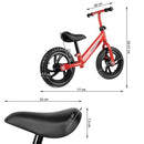 BICICLETA INFANTIL DE EQUILÍBRIO VERMELHA