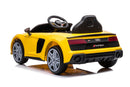 CARRO ELÉTRICO AUDI R8 LIFT A300 C/COMANDO AMARELO