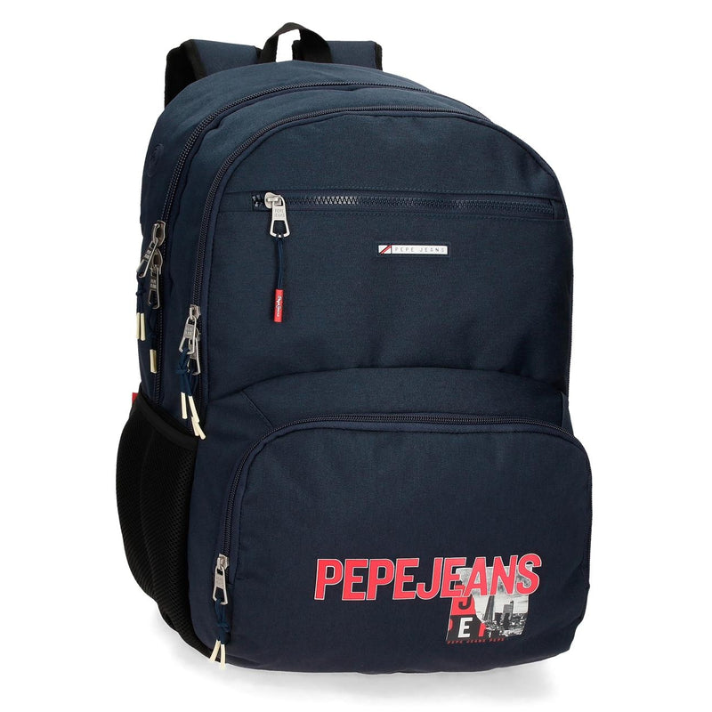 MOCHILA ESCOLAR PEPE JEANS DIKRAN 45CM AZUL MARINHO