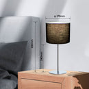CANDEEIRO DE MESA EM METAL PRETO